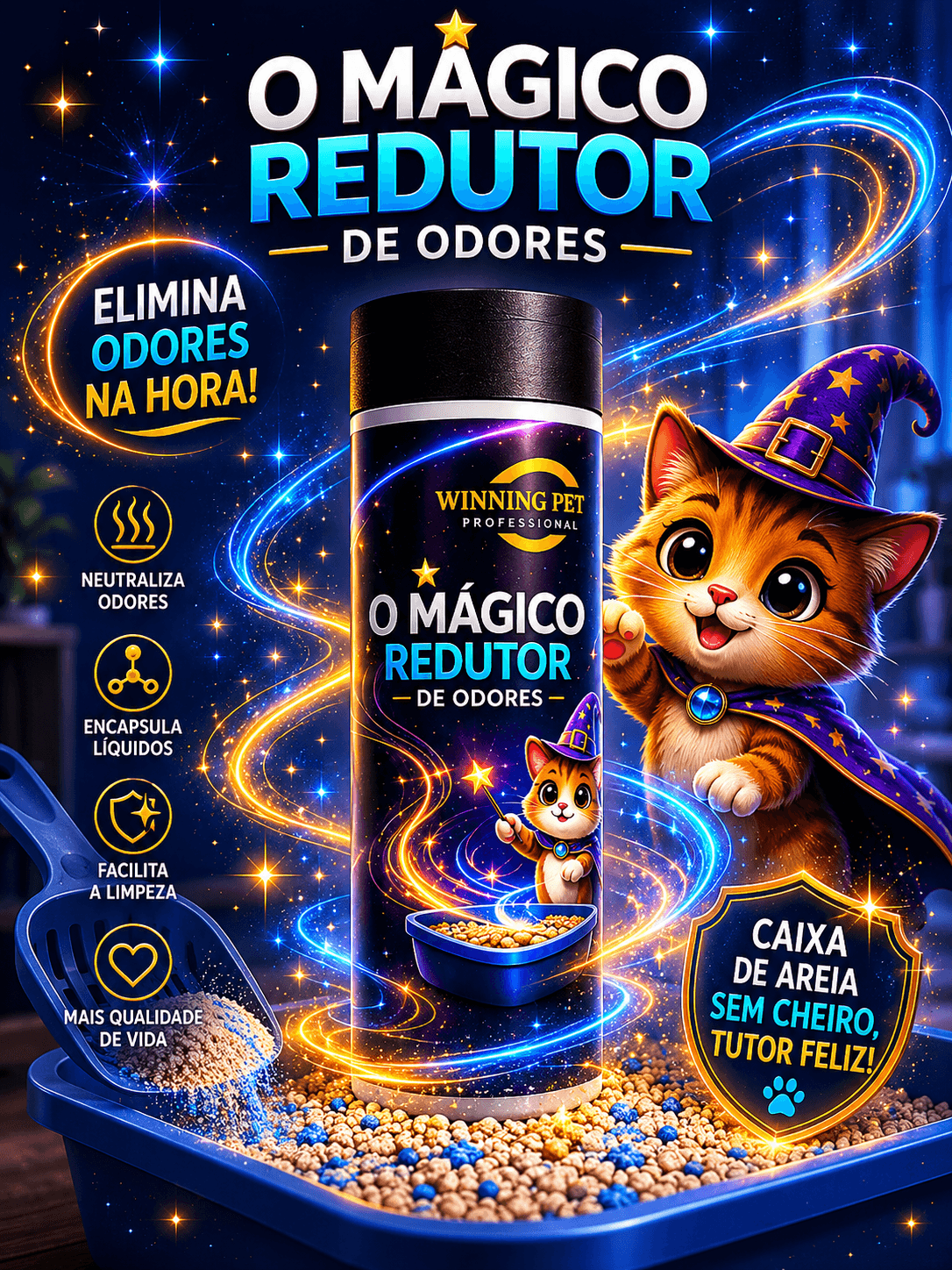 Magico Redutor de Odores - 250g
