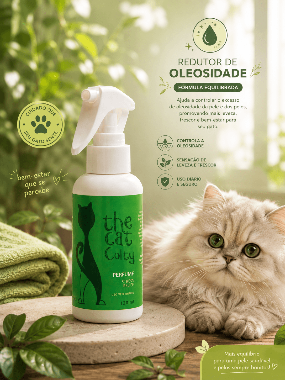 Perfume Redutor de Oleosidade - 120ml